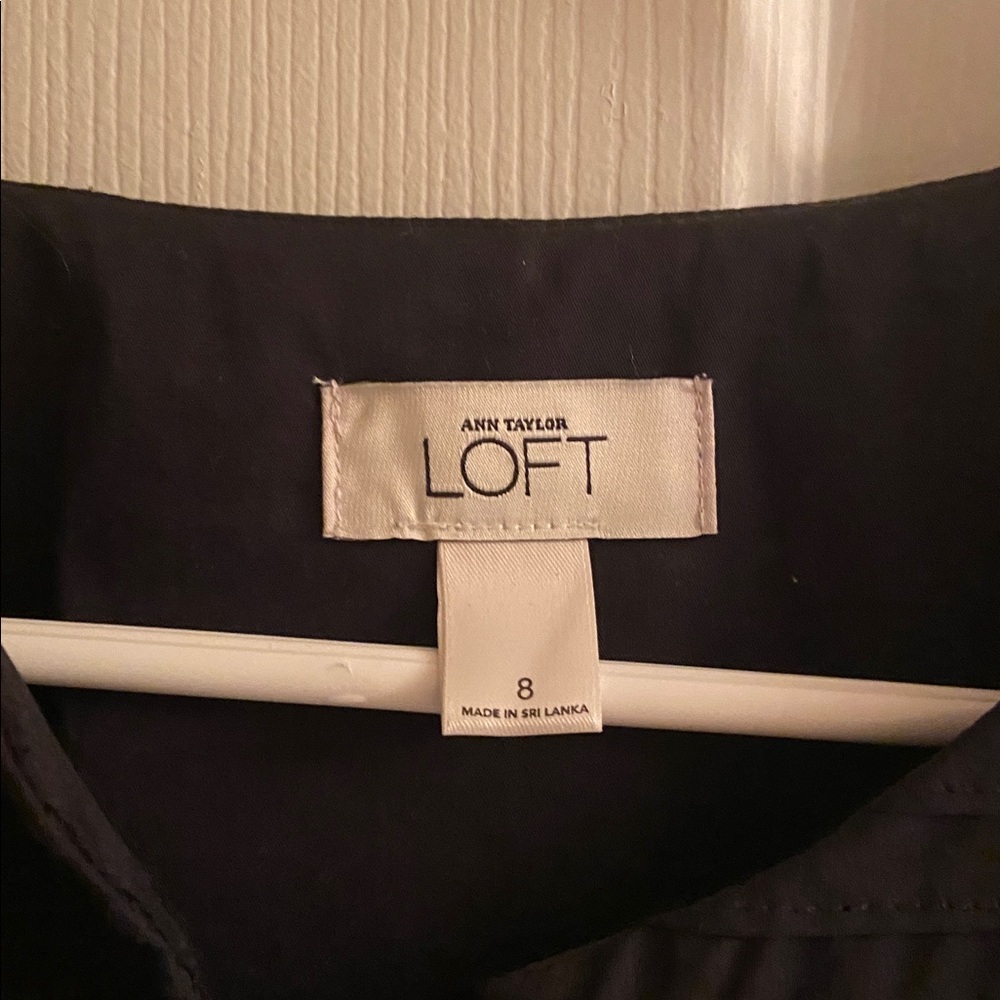 LOFT Elegant Black Cropped Jacket - Picture 2 of 11